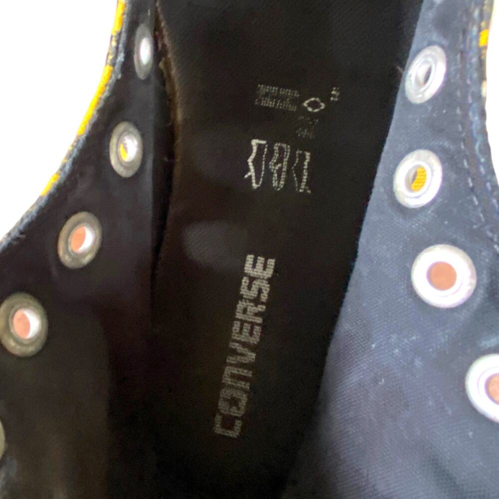 Converse Chuck Taylor high top cheetah Sneaker Wm Size 6 - Picture 7 of 9